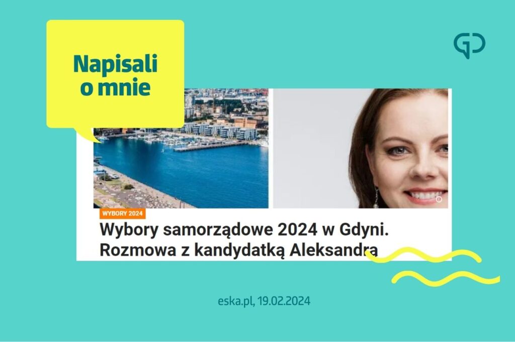 Eska.pl: Wybory samorządowe 2024 w Gdyni. Rozmowa z kandydatką Aleksandrą Kosiorek